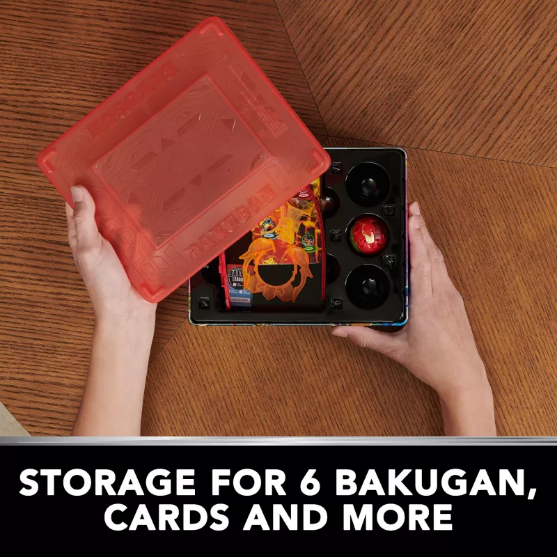 Bakugan Baku-tin with Special Attack Mantid, Customizable, Spinning Action Figure and Toy Storage, Kids Toys for Boys and Girls 6 and up