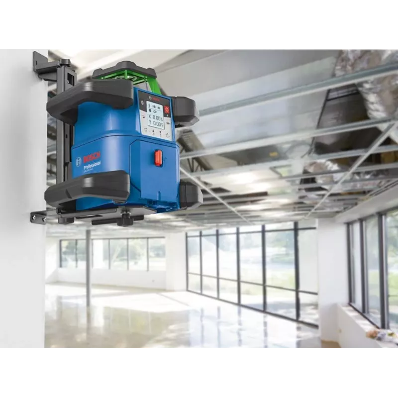 Rotating laser Bosch GRL 650 CVHG Professional 18 V with green laser line, L-BOXX