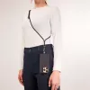 Intenso USB-C Charging Lanyard Phone Necklace Cable 60W Fast Charging Adjustable Length 1.65m Nylon Black