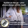 Intenso USB-C Charging Lanyard Phone Necklace Cable 60W Fast Charging Adjustable Length 1.65m Nylon Black