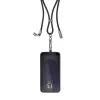 Intenso USB-C Charging Lanyard Phone Necklace Cable 60W Fast Charging Adjustable Length 1.65m Nylon Black