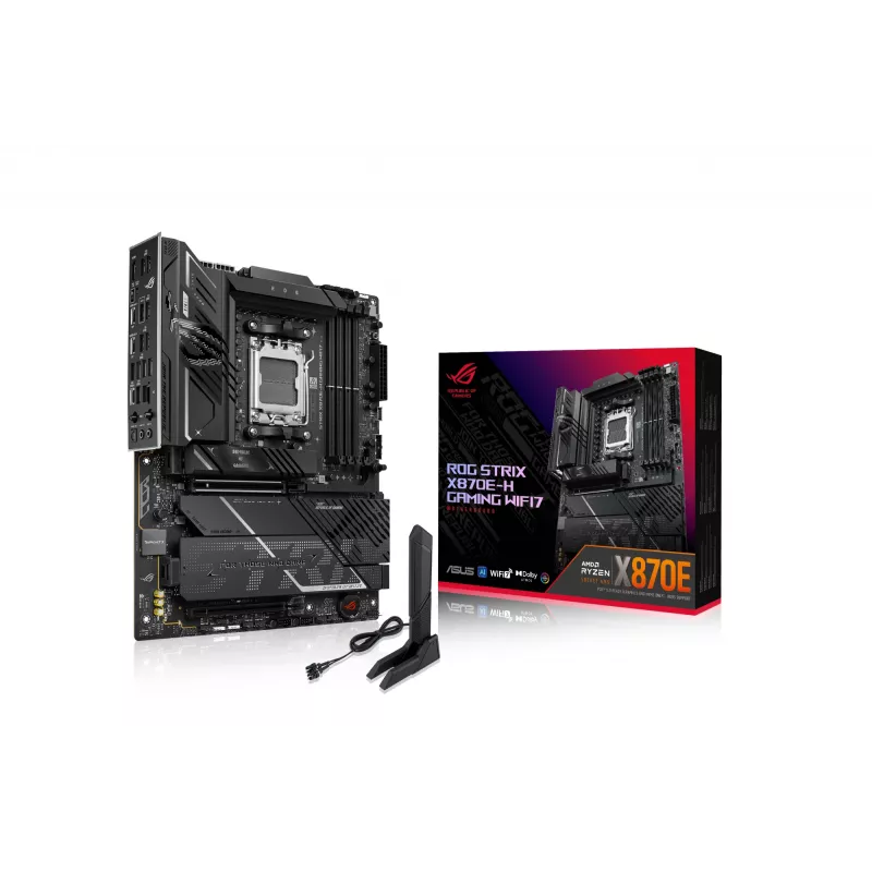 Motherboard ASUS ROG STRIX X870E-H GAMING WIFI7 ATX Socket AM5 DDR5, 256GB, Wi‑Fi 7, 5Gb Ethernet