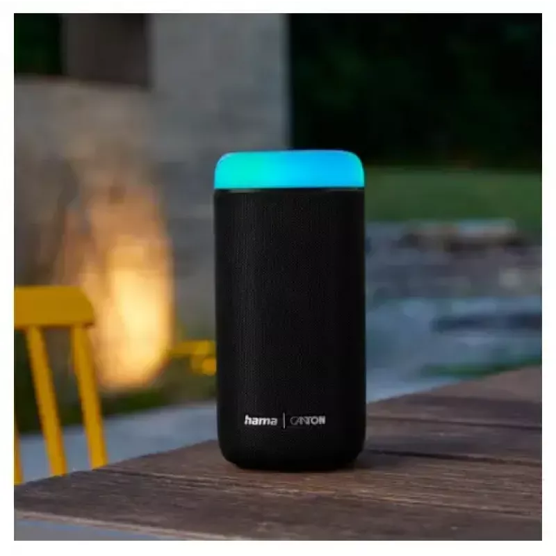 Bluetooth speaker CANTON Glow Pro by HAMA, black, 3.5 mm jack, LED light effects