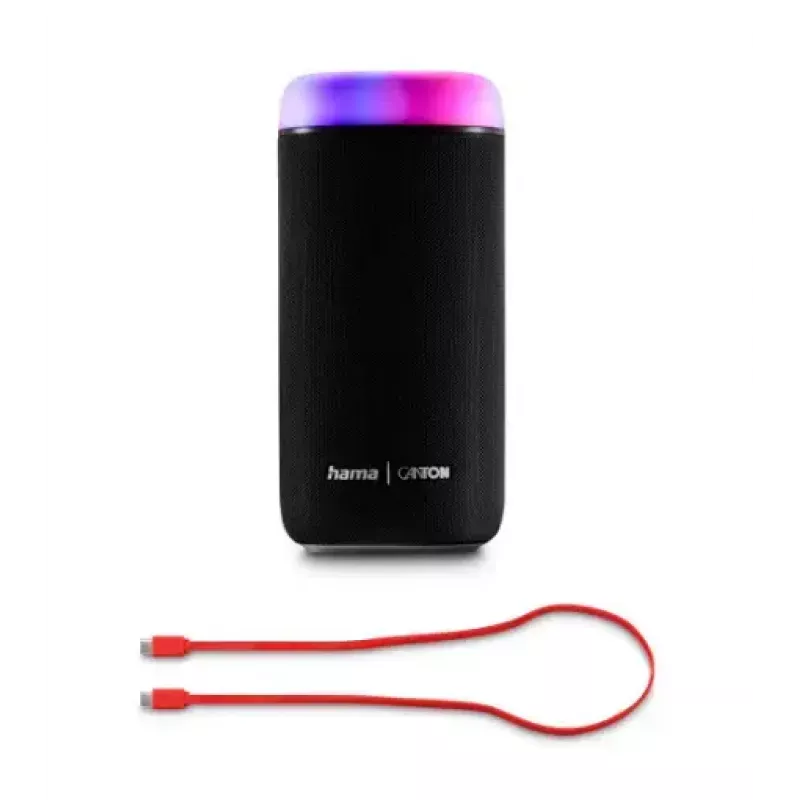 Bluetooth speaker CANTON Glow Pro by HAMA, black, 3.5 mm jack, LED light effects