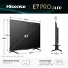 Hisense 43E77Q PRO 109.2 cm (43 inch) 4K Ultra HD Smart TV Wi-Fi Black