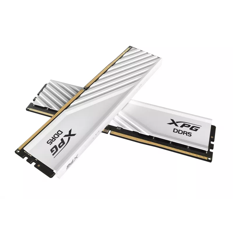 DIMM 32 GB DDR5-5600 (2x 16 GB) Dual-Kit, Arbeitsspeicher weiß, AX5U5600C4616G-DTLABWH, XPG Lancer Blade, INTEL XMP, AMD EXPO