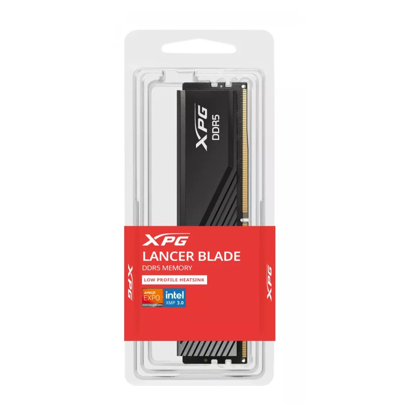 DIMM 16 GB DDR5-6000 , Arbeitsspeicher schwarz, AX5U6000C3016G-SLABBK, XPG Lancer Blade, INTEL XMP, AMD EXPO