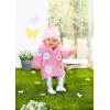 Doll clothes set BABY born Pink Coat Set 43cm Foldable