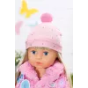 Doll clothes set BABY born Pink Coat Set 43cm Foldable