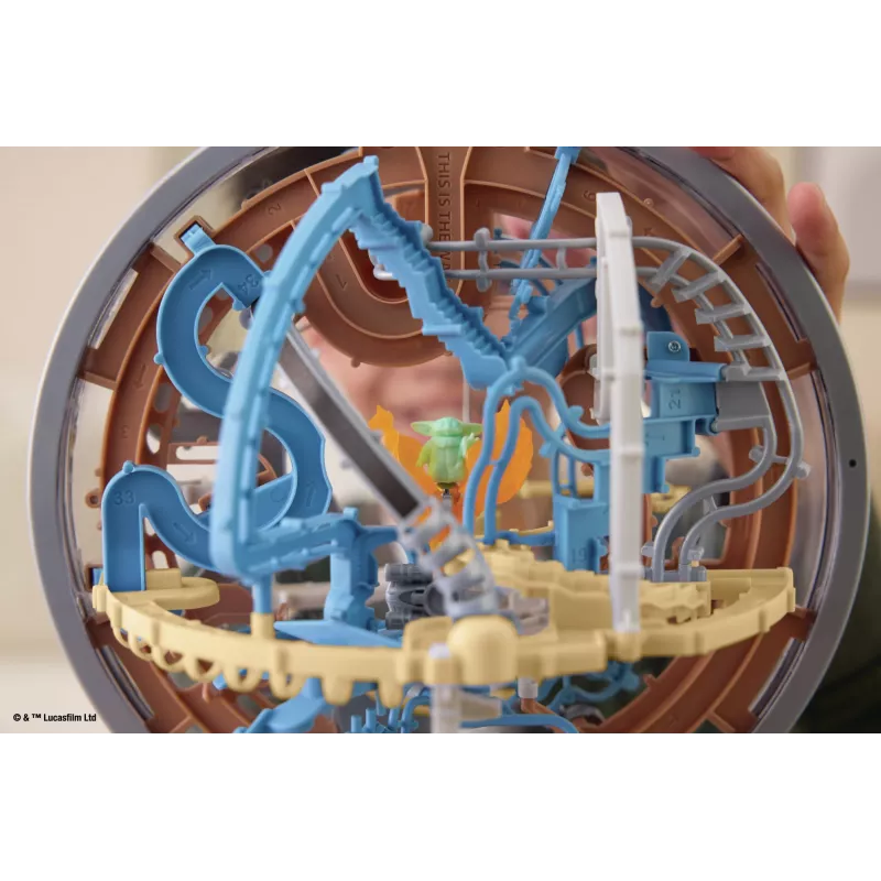 3D maze skill game Spin Master Perplexus Star Wars The Mandalorian – handheld motion labyrinth puzzle