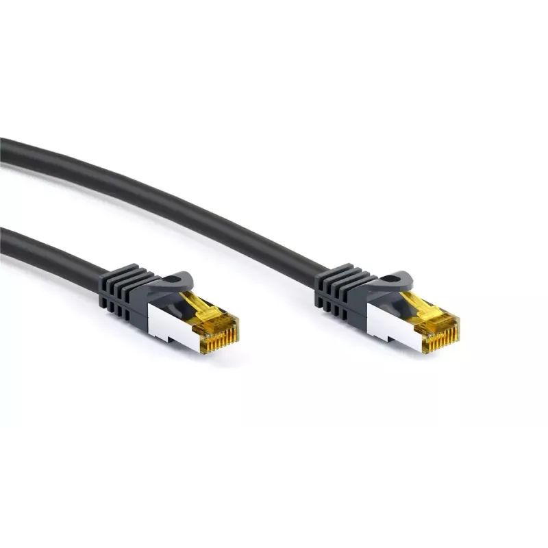 Networking cable Goobay 91590 RJ-45 Cat7 1 m Black