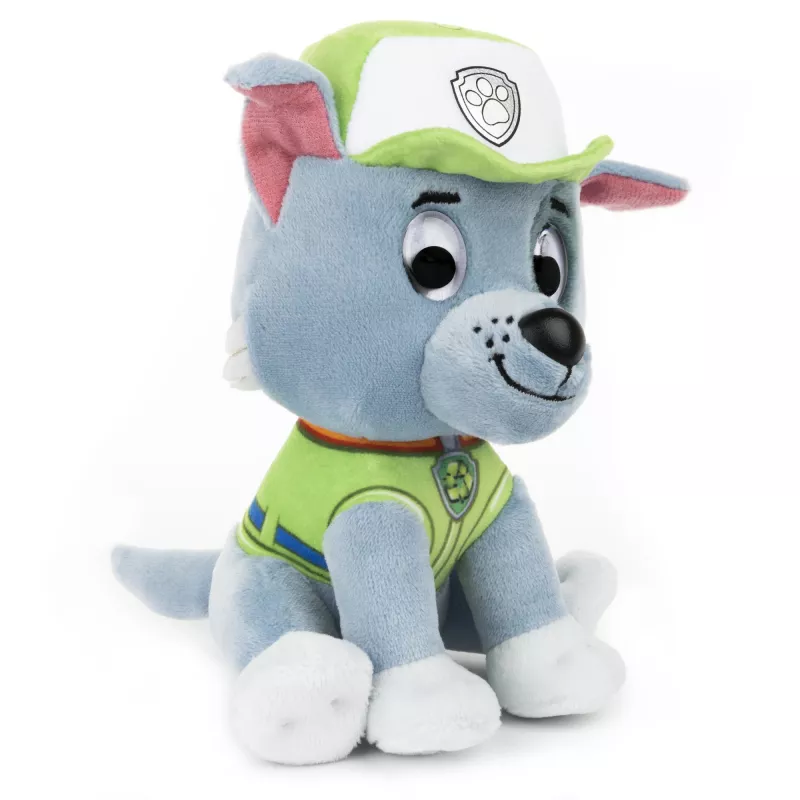 PAW Patrol GUND Official Rocky in Signature Recycling Uniform Plush Toy, Stuffed Animal for Ages 1 and Up, 6 inch