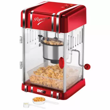 Unold 48535 popcorn popper Red, Silver 300 W