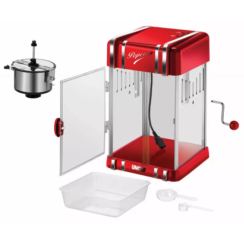 Unold 48535 popcorn popper Red, Silver 300 W