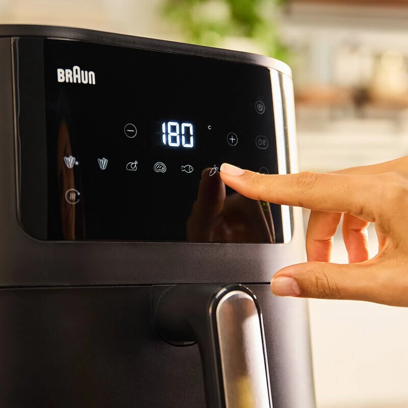Hot air fryer Braun Household MultiFry 5 HF5030 — 1700 W, 6.0 L basket, black/silver