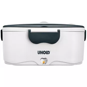 Lunch container Unold 230.338 1.5 L Stainless steel Black White