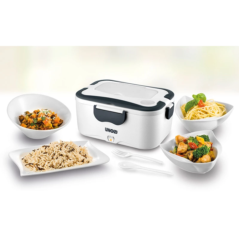 Lunch container Unold 230.338 1.5 L Stainless steel Black White