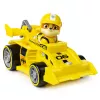 PAW Patrol , Ready, Race, Rescue Rubble’s Race & Go Deluxe Vehicle with Sounds, for Kids Aged 3 and Up