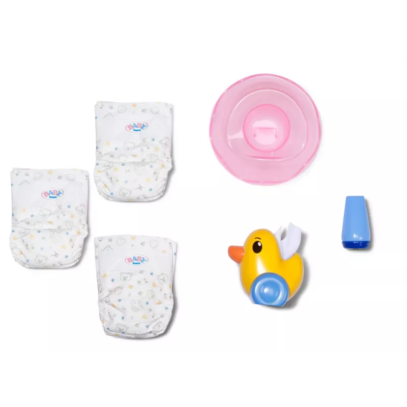 Potty for dolls ZAPF BABY born Potty Set, multicolour, for ages 3+