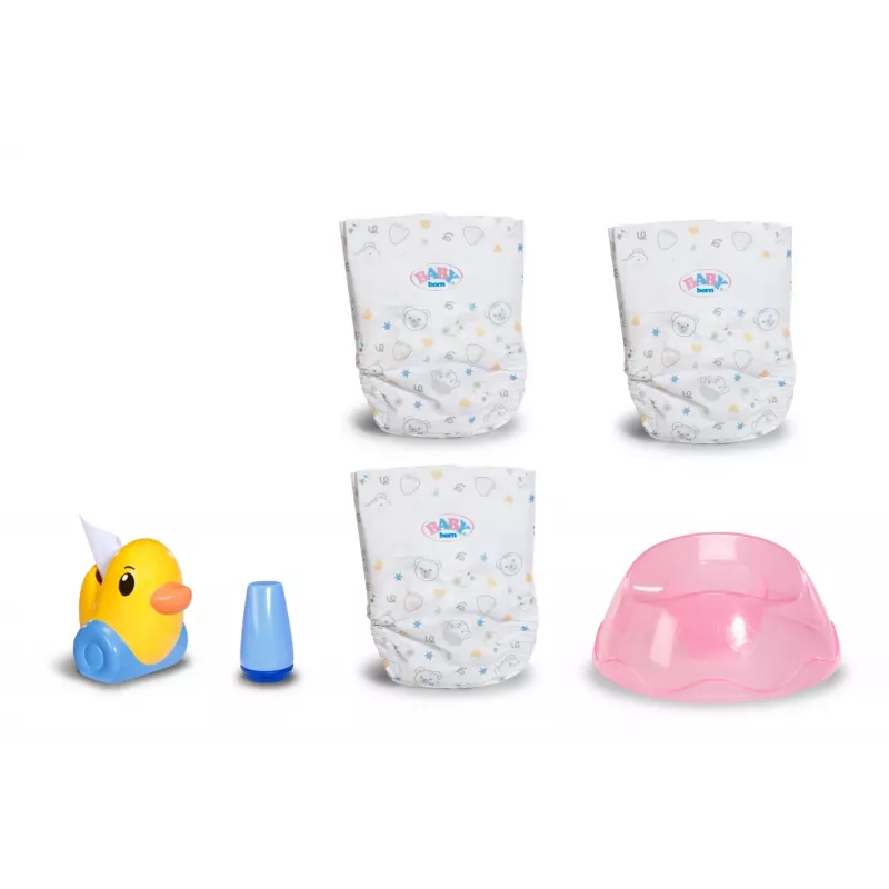 Potty for dolls ZAPF BABY born Potty Set, multicolour, for ages 3+