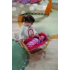 Cradle for dolls zapf creation BABY born 3-in-1 Pinplay — doll furniture, convertible cradle/bed/carrier