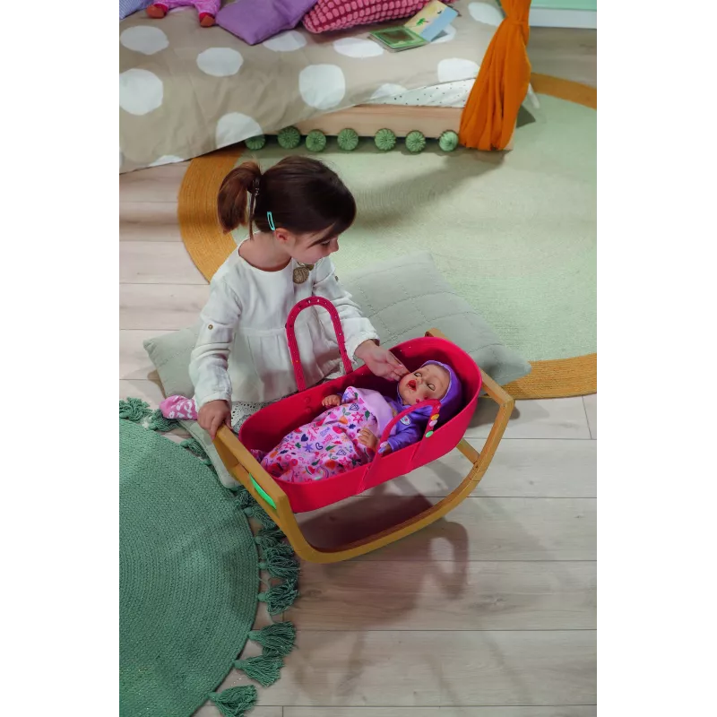 Cradle for dolls zapf creation BABY born 3-in-1 Pinplay — doll furniture, convertible cradle/bed/carrier