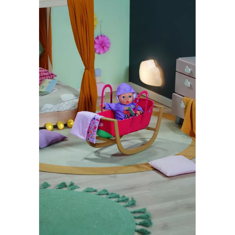 Cradle for dolls zapf creation BABY born 3-in-1 Pinplay — doll furniture, convertible cradle/bed/carrier
