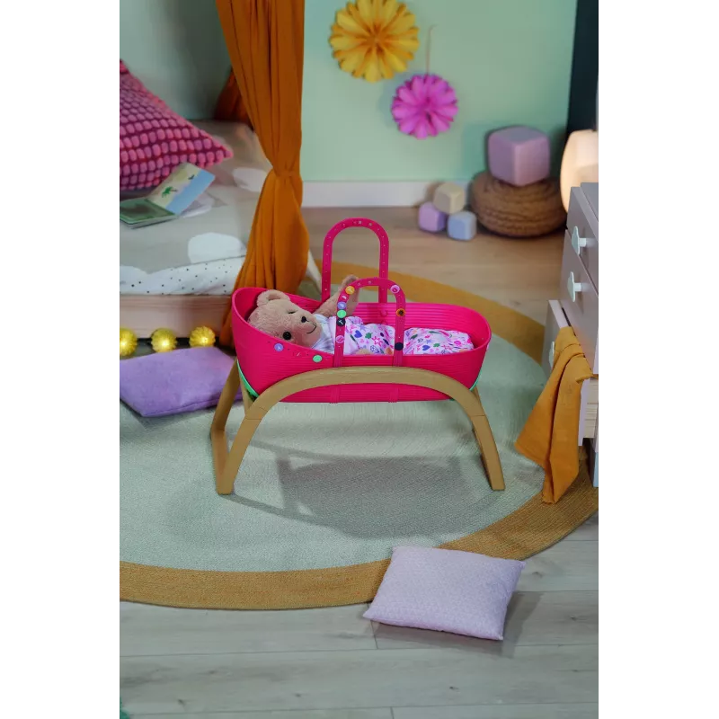 Cradle for dolls zapf creation BABY born 3-in-1 Pinplay — doll furniture, convertible cradle/bed/carrier