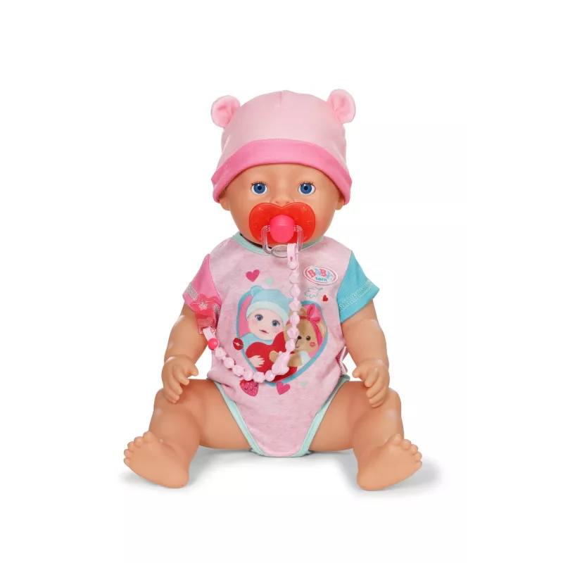 BABY born Dummy with Clip 2 assorted Doll pacifier & pacifier holder