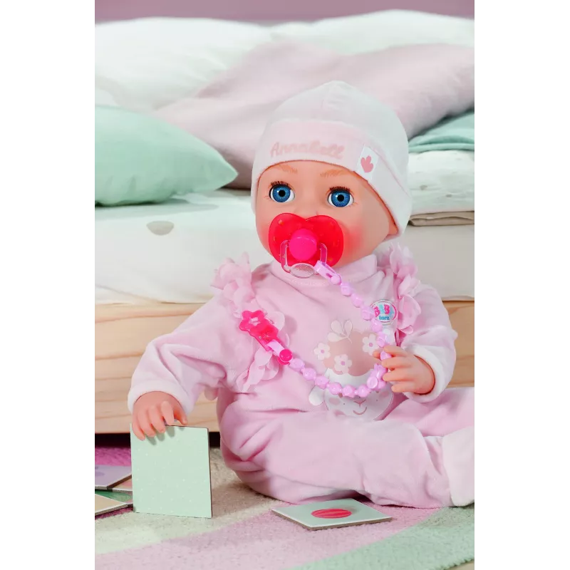 BABY born Dummy with Clip 2 assorted Doll pacifier & pacifier holder