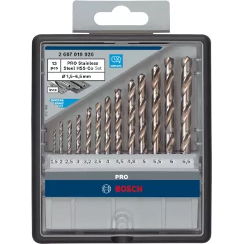 Drill Bit Set Bosch HSS Twist Drill Bits Cobalt 2607019926