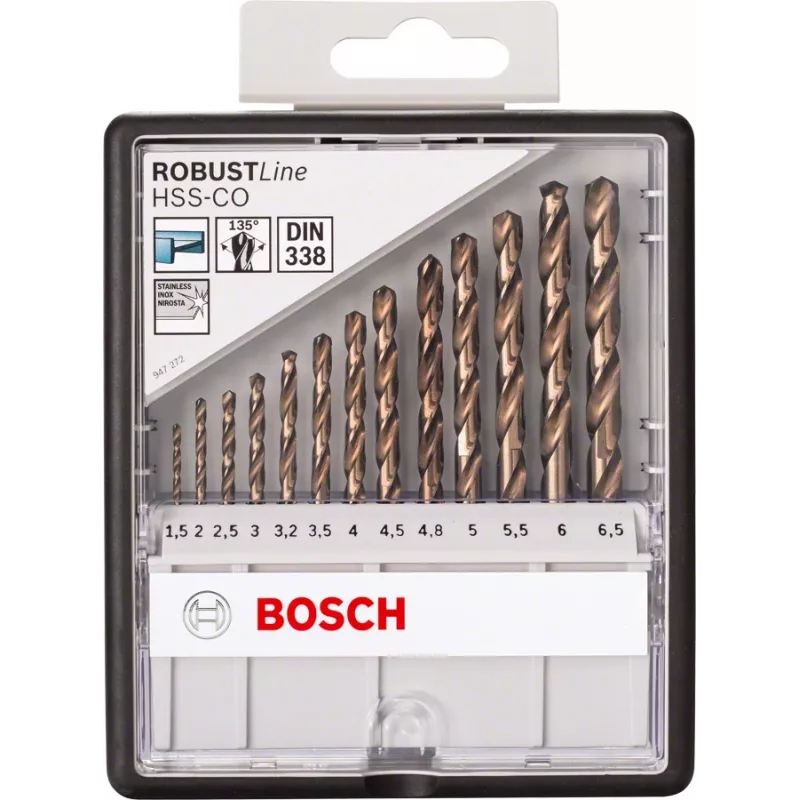Drill Bit Set Bosch HSS Twist Drill Bits Cobalt 2607019926