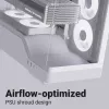 PC case AEROCOOL Geh Midi P500A White — mid-tower ATX chassis, white finish