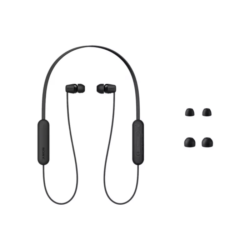 Sony WI-C100 Headset Wireless In-ear Calls/Music Bluetooth Black