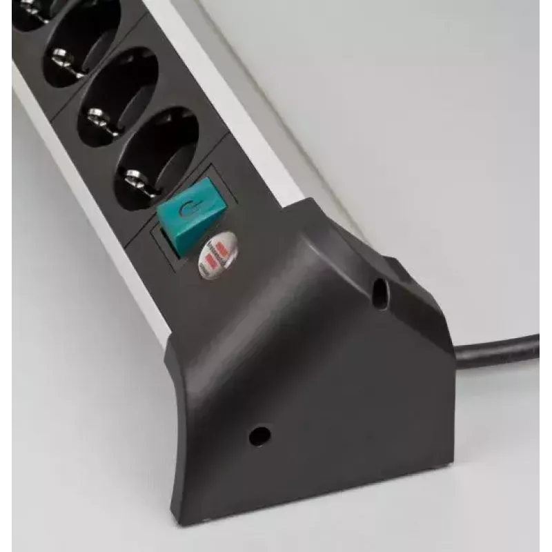 Power Extension Brennenstuhl 1391040400 1.8m 4 AC Outlets Indoor Black Silver