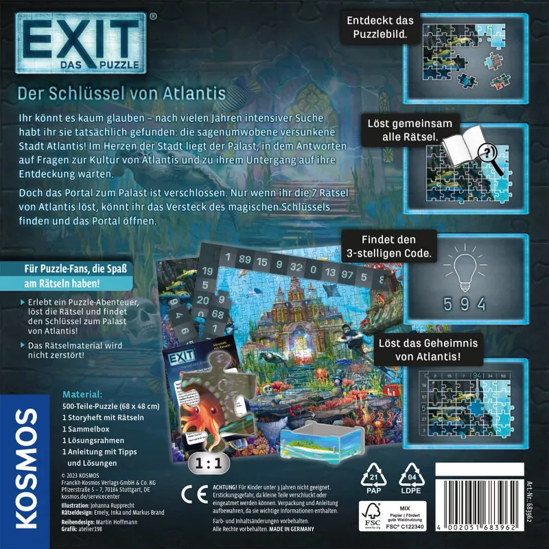 Kosmos 44138905 puzzle Jigsaw puzzle 500 pc(s) City