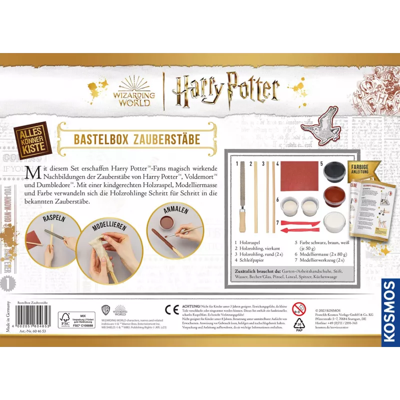 Children's craft kit Kosmos 44486267 recommended age 8 years