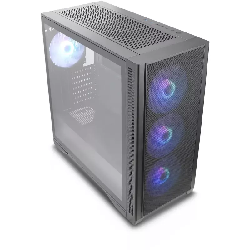 Tower case Silentware Air 1000, black, tempered glass side panel