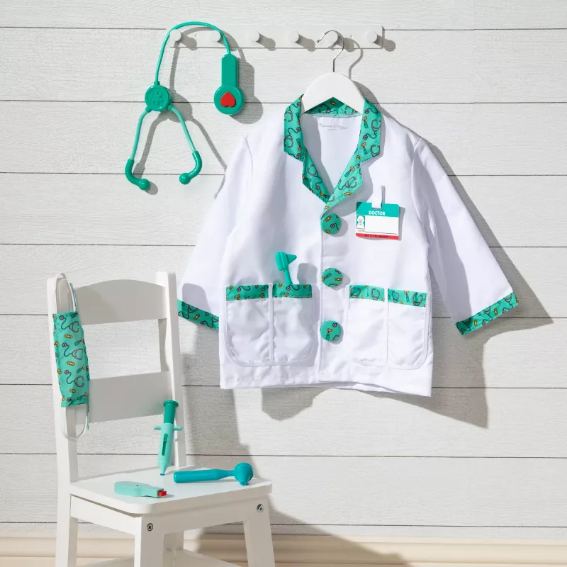 Melissa & Doug MPP RLP Doctor Rl Ply Costume Set GML Fancy costume Child Unisex Uniform