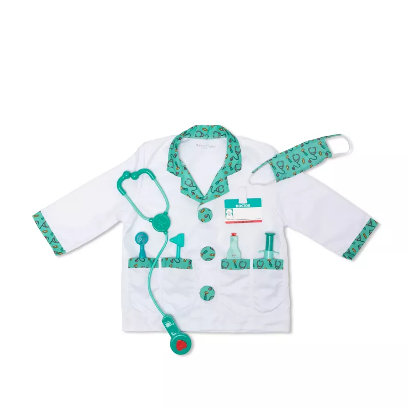 Melissa & Doug MPP RLP Doctor Rl Ply Costume Set GML Fancy costume Child Unisex Uniform