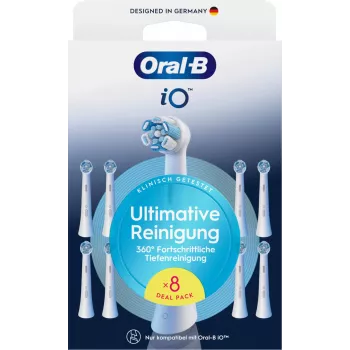 Oral-B toothbrush head 8 pc(s) White