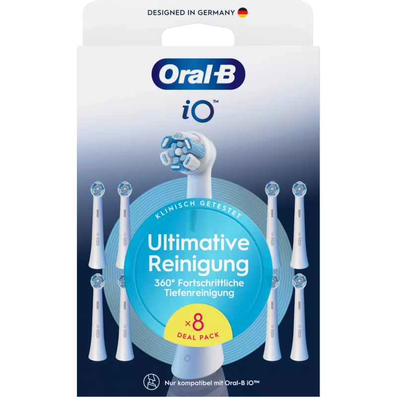 Oral-B toothbrush head 8 pc(s) White
