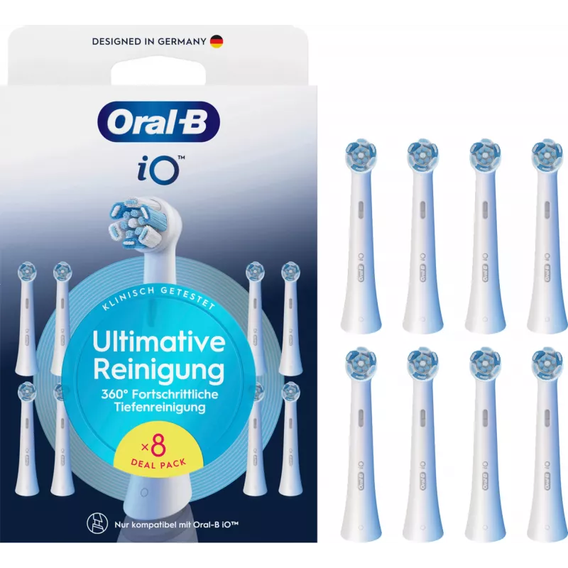 Oral-B toothbrush head 8 pc(s) White