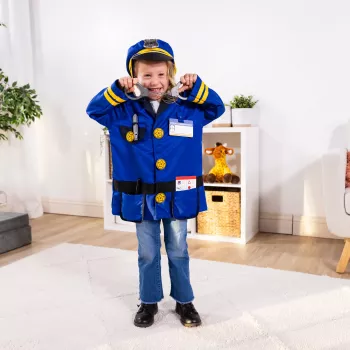 Melissa & Doug MPP RLP PoliceOfficerCstmRlplySet GML Fancy costume Child Unisex Uniform