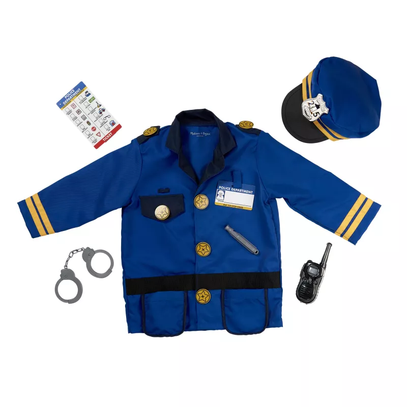 Melissa & Doug MPP RLP PoliceOfficerCstmRlplySet GML Fancy costume Child Unisex Uniform