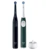 Electric toothbrush BRAUN Oral‑B iO Series 2 Duo Black/Green, rechargeable, model 62418