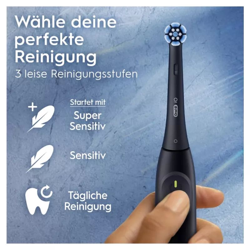Electric toothbrush BRAUN Oral‑B iO Series 2 Duo Black/Green, rechargeable, model 62418