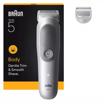 Body groomer BRAUN BG 5500 244787 — waterproof rechargeable body trimmer