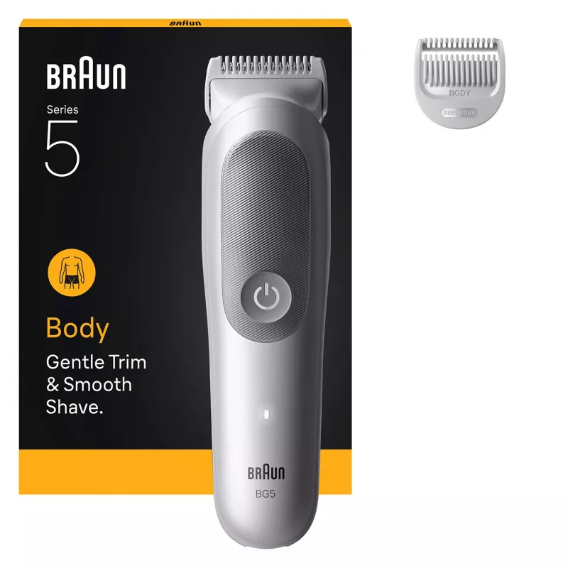 Body groomer BRAUN BG 5500 244787 — waterproof rechargeable body trimmer
