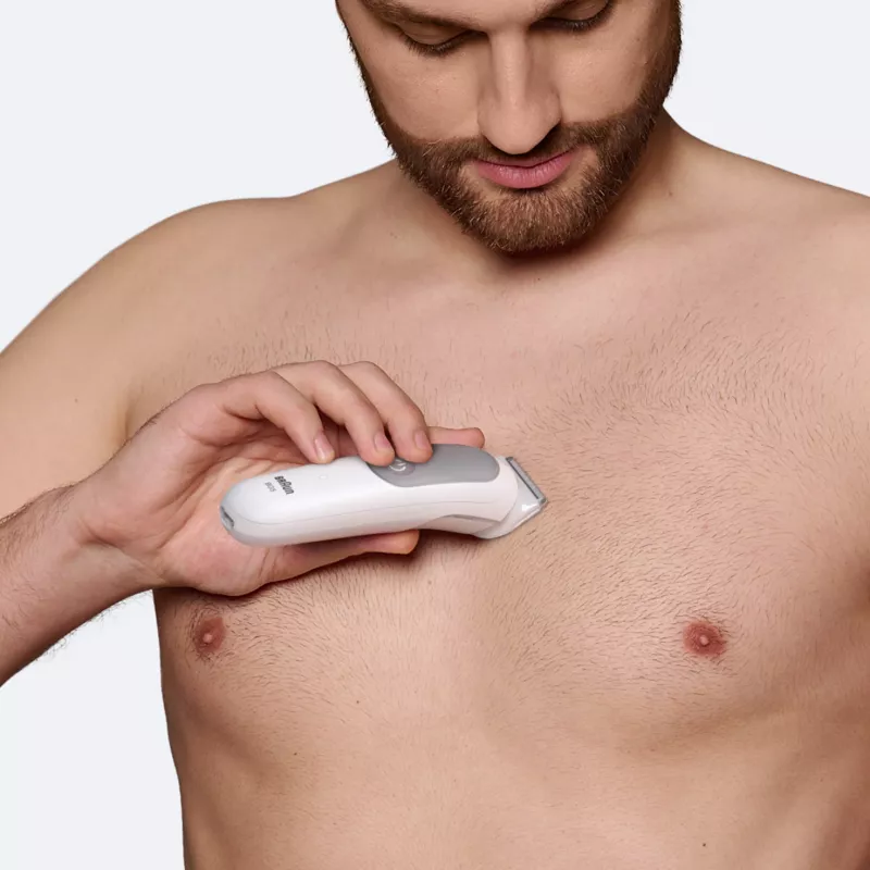 Body groomer BRAUN BG 5500 244787 — waterproof rechargeable body trimmer